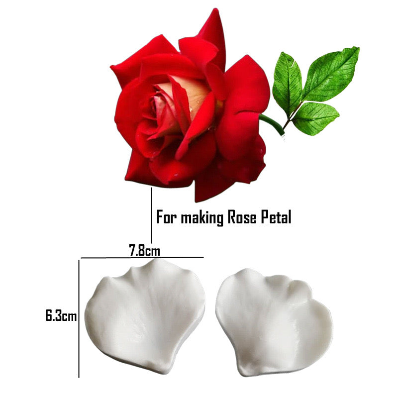 🌷 【Single Mold Option】Handmade Silicone Flower Mold — Select Your Favorite Design 🌸