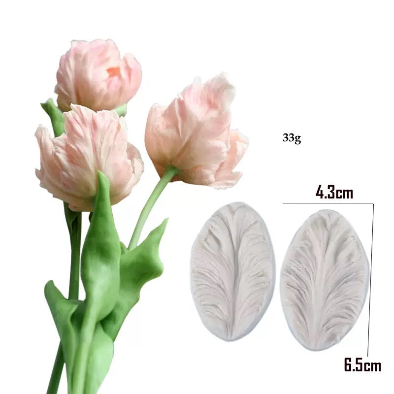🌷 【Single Mold Option】Handmade Silicone Flower Mold — Select Your Favorite Design 🌸