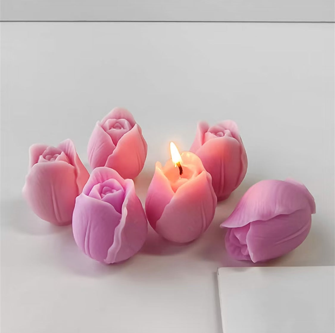 DIY Tulip Candle Silicone Mold - Creative Candle Making Tool to Elevate Your Craft